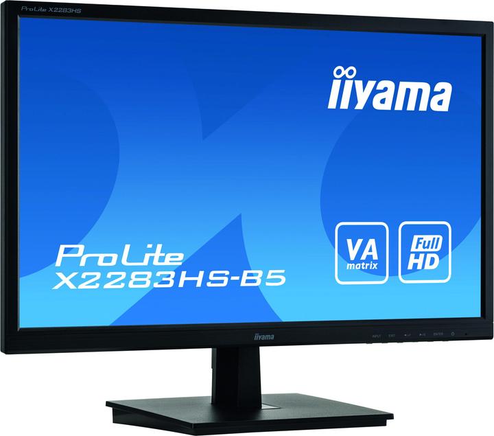 Image du produit iiyama ProLite X2283HS-B5 (1920 x 1080 pixels, 21.50")