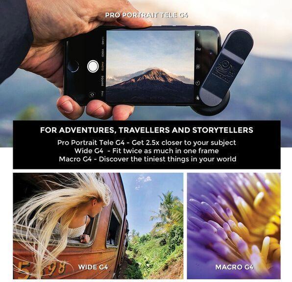 Actual product image Black Eye Travel Kit G4 Lens