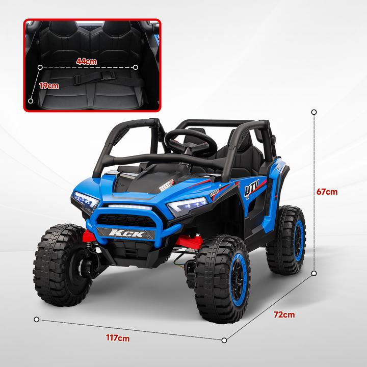 Produktbild Aiyaplay Elektro Kinderauto Kunststoff, Metall Blau (24 V)
