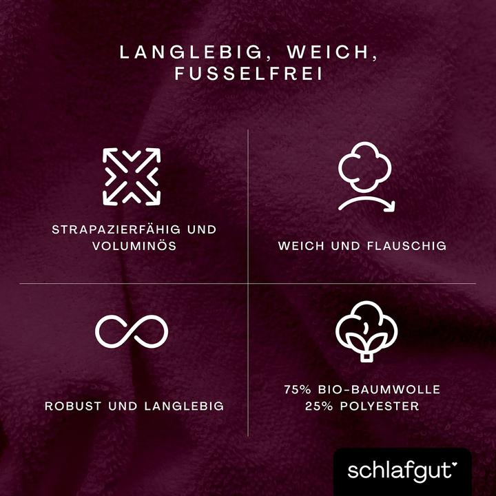 Actual product image schlafgut Frottex (90 x 190 - 100 x 220 cm)
