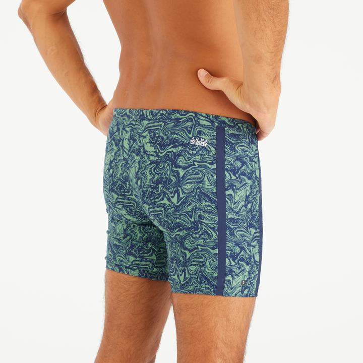 Produktbild Nabaiji Badehose Midjammer Herren - 100 Yoko Wave blau/khaki (46)