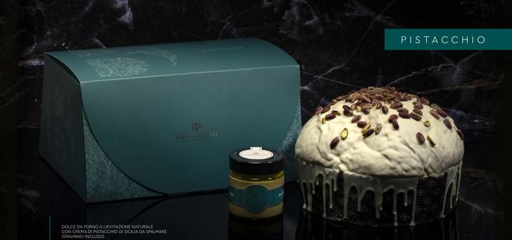 Actual product image Bonfissuto Panettone Pistacchio (1 pcs., 1000 g)