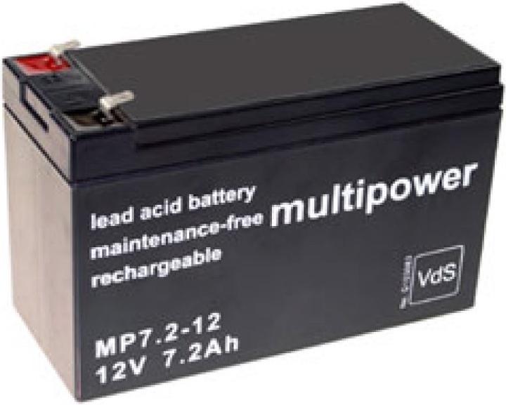 Multipower Akku MP7.2-12, VDS Zulassung (12 V, 7.20 Ah)