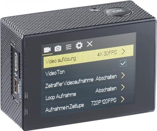 Produktbild Somikon Einsteiger-4K-Action-Cam inkl. Unterwassergehäuse (30p, WLAN)