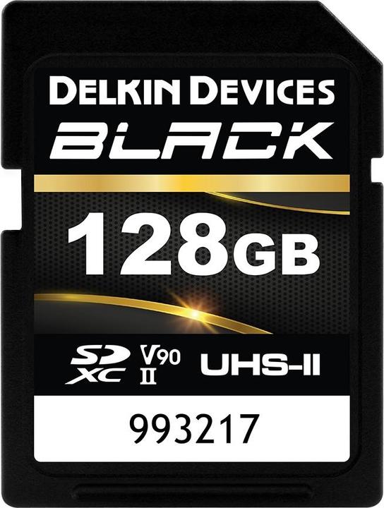 Delkin NERO UHS-II SDXC 128GB R:300MB/s W:250MB/s (128 GB, SDXC, U3, UHS-II)