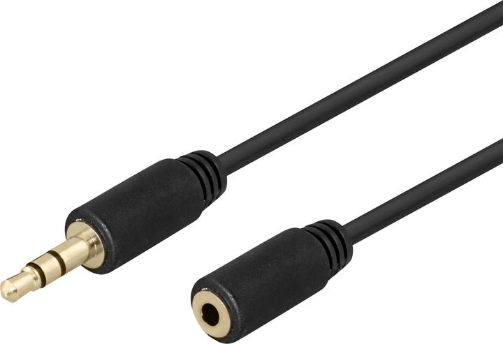 Produktbild Deltaco Audio cable 3.5mm, gold-plated (5 m)