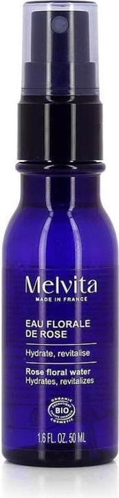Melvita Damaszener Rosen-Blütenwasser Spray Reiseformat (Tonic, 50 ml)