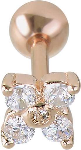 Bijouteria Ohrpiercing (Edelstahl, Silber 925, PVD Beschichtung, Zirkonia)