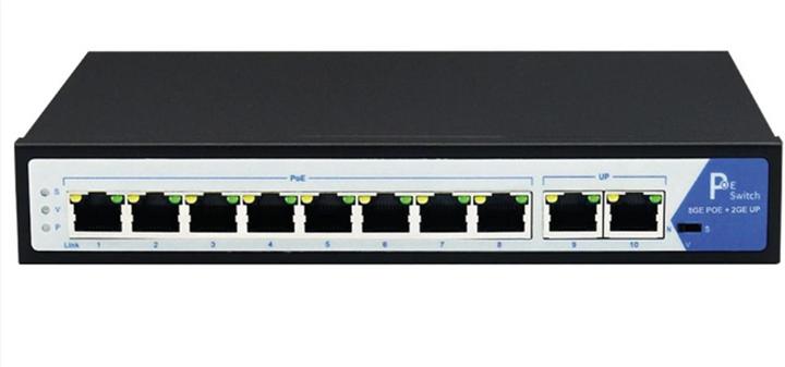 Produktbild Value PoE+ Gigabit Ethernet Switch, 8+2 Ports (9 Ports)