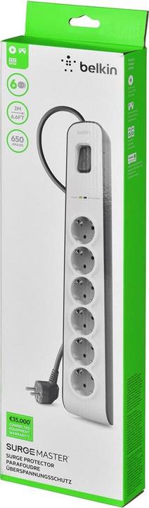 Actual product image Belkin Surgemaster (6 x, CEE 7/3, 2 m)