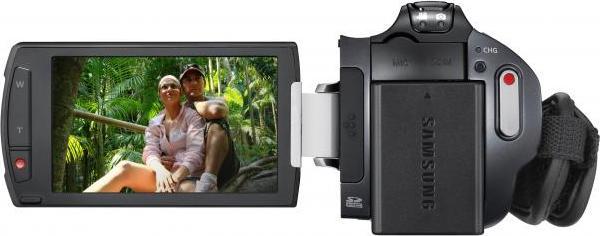 Actual product image Samsung HMX-S10, Full-HD Flash Camcorder, 15x optical zoom