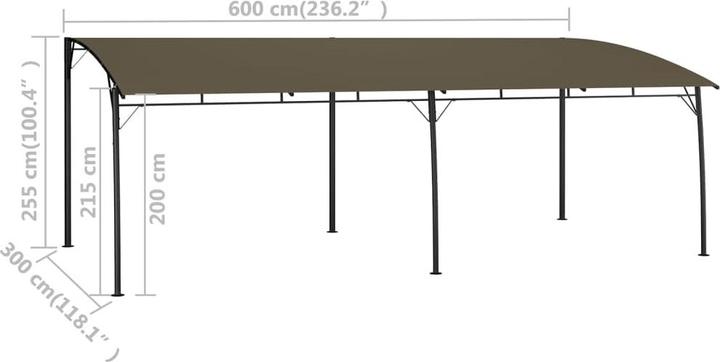 Produktbild VidaXL Yoki (600 cm, 300 cm)