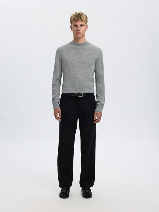 Actual product image Selected Homme 100% merino wool mock neck jumper (XXL)