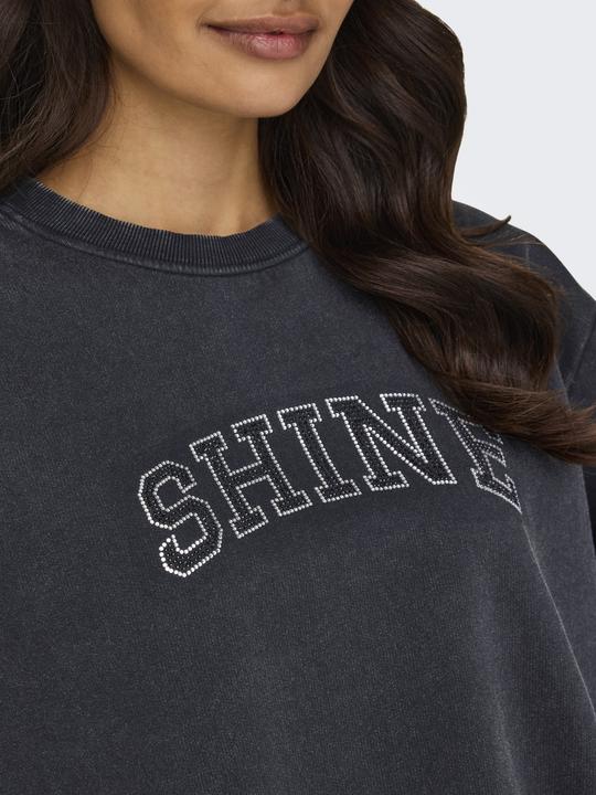 Actual product image Only Regular fit round neck sweatshirt Sweatshirt (XS)