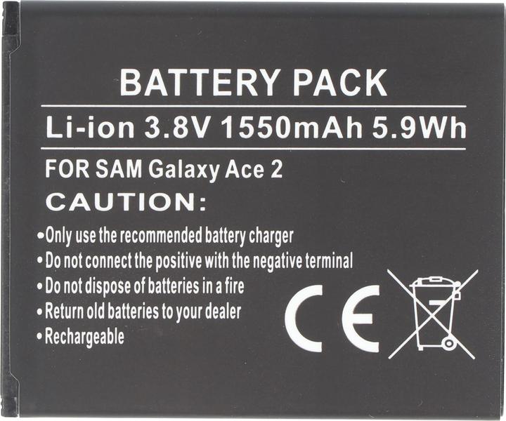 Actual product image Samsung Galaxy Ace 2 battery, GT-I8160 battery EB425161LU