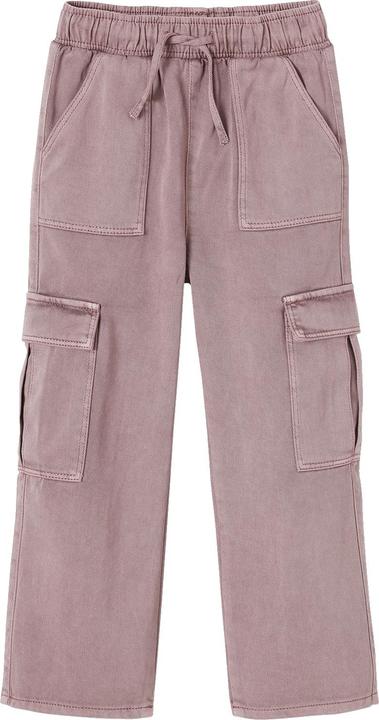 Immagine prodotto Vertbaudet Pantaloni cargo da bambina con fascia elastica in vita (104)