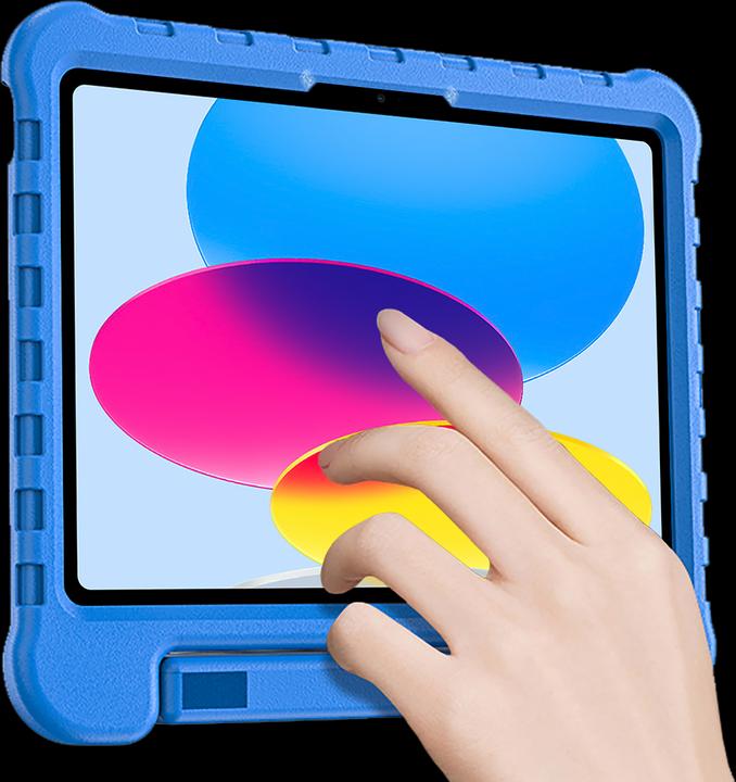 Produktbild Cazy Schutzhülle Kompatibel mit iPad 2022 (10th Gen) Kinderhulle Back Cover Ultra für Kinder mit Griff - (iPad 2022 (10. Gen))