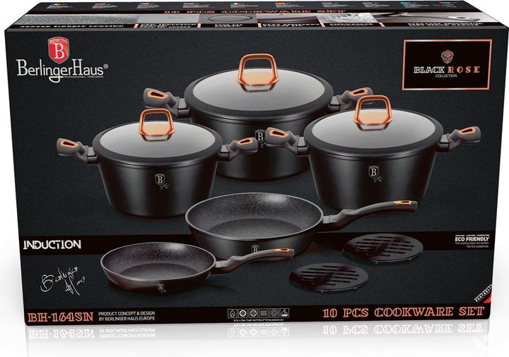 Produktbild BerlingerHaus Kochgeschirr (28 cm, Pfannenset + Topfset, Edelstahl)