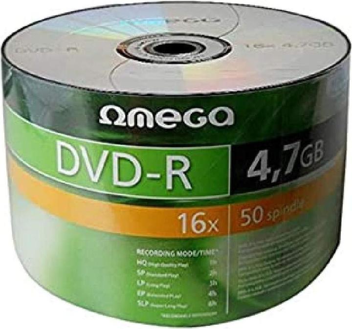 Immagine prodotto Omega DVD-R 4,7GB 16X Spindle*50 multipack (50 x)
