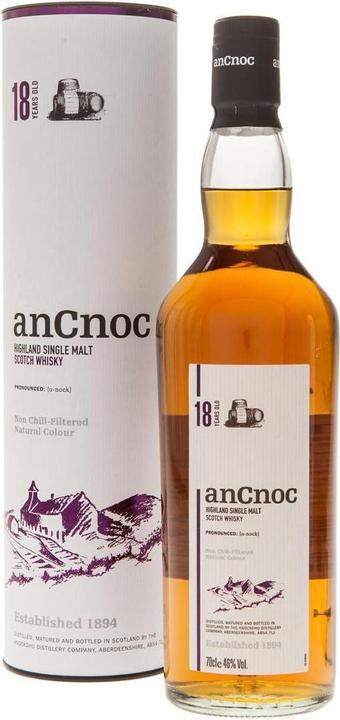AnCnoc 18 Years Old Highland (Single Malt, 1 x 70 cl)
