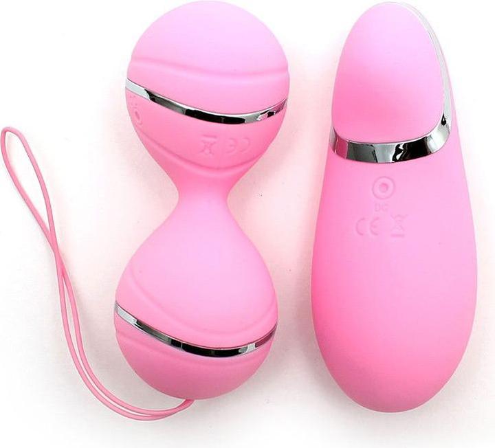Produktbild Rimba Kegel Balls With Remote Control And Ibiza Stimulator Pink