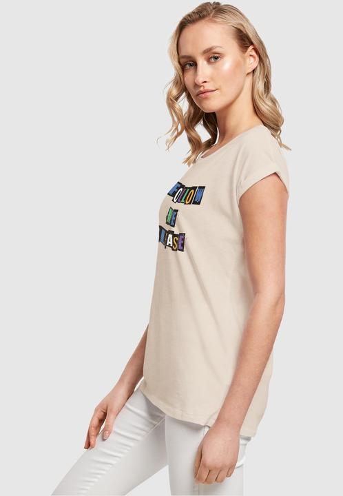 Actual product image Merchcode Ladies Please X Extended Shoulder Tee - 111659 (M)