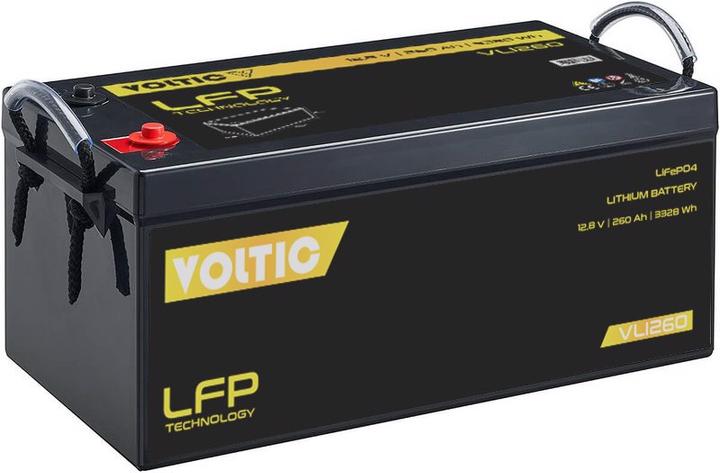 Produktbild Voltic VLI260 LiFePO4 Lithium Versorgungsbatterie (12 V, 260 Ah)