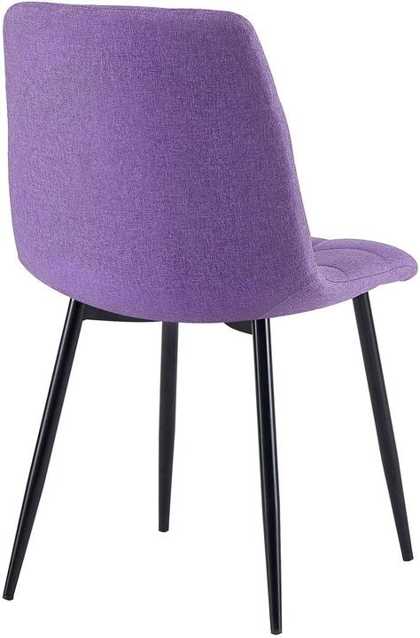 Image du produit Swisshandel24 Set de 4 chaises Antibes Tissu
