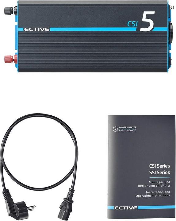Produktbild Ective CSI52 Sinus Charger-Inverter 500W/12V Sinus-Wechselrichter mit Ladegerät und NVS