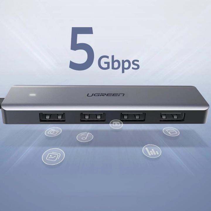Image du produit Ugreen USB 3.0 Hub 4-Port 50985 (USB-A, 4 Ports)