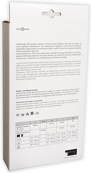 Image du produit Eusana Chauffe-reins Velcro M noir (M)
