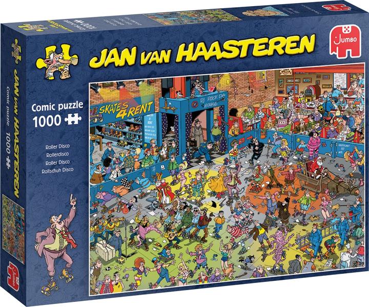 Image du produit Jumbo Puzzle Roller Disco (1000 pièces)