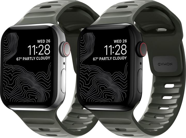 Produktbild Nomad Sport Strap V2 (45 mm, 44 mm, 42 mm, Aluminium, Gummi)