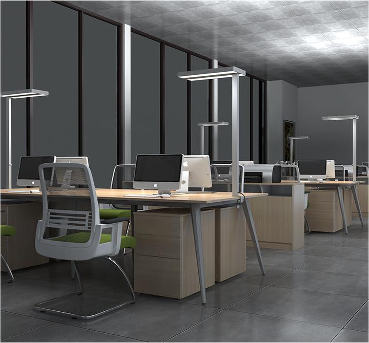Produktbild Contini Büro-Leuchte mit Tischklemme (4600 lm)