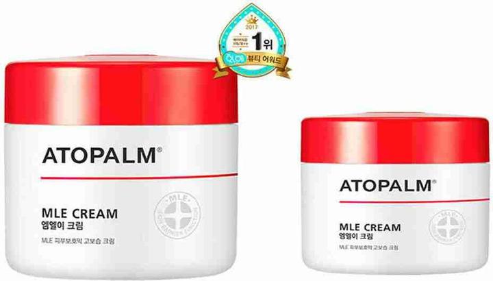 Actual product image Atopalm MLE Cream 65ml for Sensitive Skin 48 Hrs Long Hydration Strengthening Skin Barrier Redness Eczema Ce (Body cream, 65 ml)