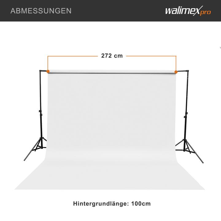 Produktbild Walimex Hintergrundkarton 2,72x10m (272 cm, 1000 cm)