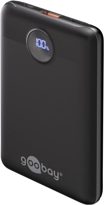 Goobay Powerbank compact 10,000 mAh (10000 mAh, 22.50 W, 38.50 Wh)