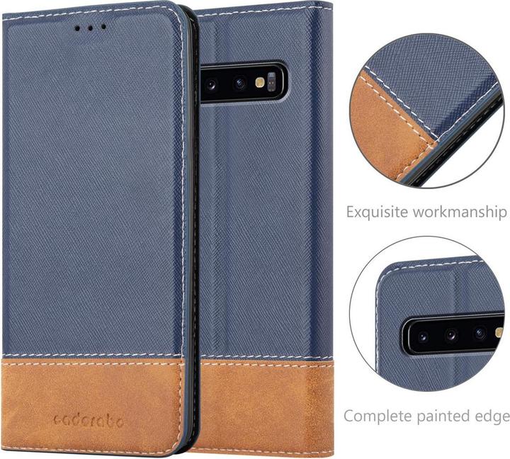 Produktbild Cadorabo X-Wallet Kunstlederkombi Hülle (Samsung Galaxy S10+)