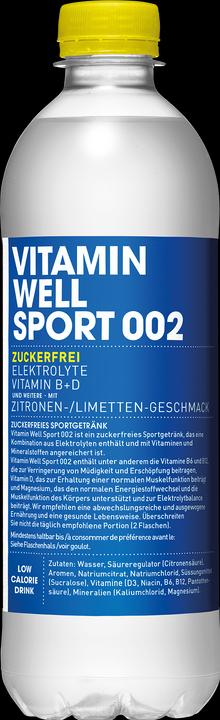 Actual product image Vitamin Well Sport 002 (Lemon and lime, 12 x)