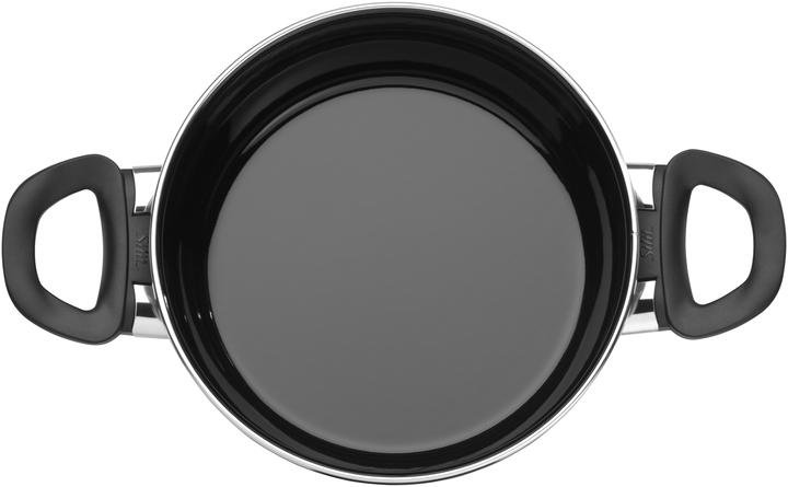 Produktbild Silit Kochtopf Fleischtopf Induktion 20cm Glasdeckel 3,7l Modesto Line Silargan (20 cm, Kochtopf, Edelstahl)
