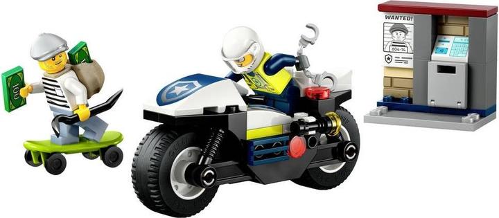 Actual product image LEGO CITY chase with the police motorbike (60455, LEGO City)