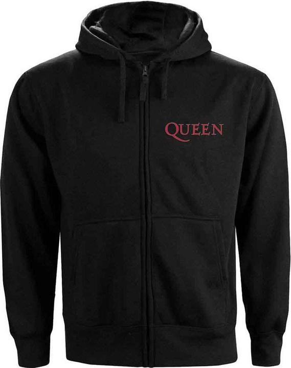 Queen Kapuzenpullover Mit Reissverschluss Langärmlig