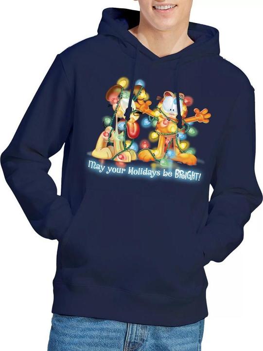 Immagine prodotto Garfield Bright Holidays Felpa con Cappuccio Uomo (XL)