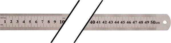 Actual product image Tecwerk Stahlmassstab (50 cm)