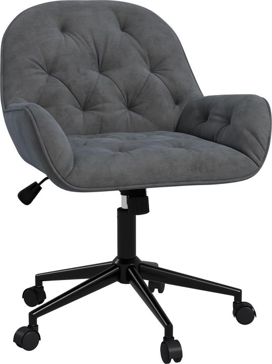 Image du produit Vinsetto Chaise de bureau réglable en hauteur avec fonction bascule et roulettes