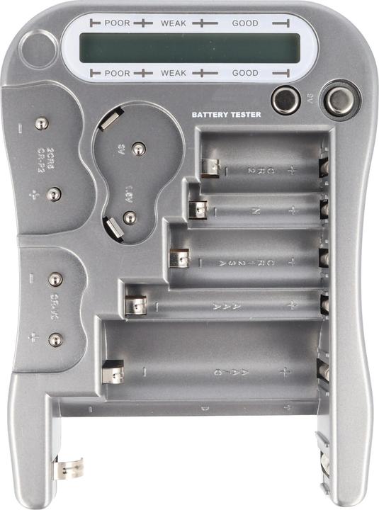 Goobay Universal Akku- und Batterie Tester mit LCD-Display
