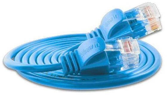 Immagine prodotto Wirewin Cavo patch sottile: UTP, 15cm, blu (U/UTP, CAT6, 0.15 m)