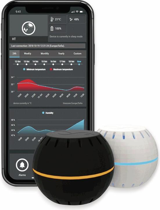 Produktbild Shelly WLAN Luftfeuchte und Temperatursensor H&T