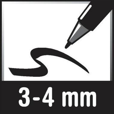 Actual product image Edding Permanent marker 550 (Blue, 4 mm, 1 x)
