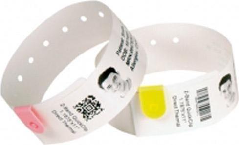 Produktbild Zebra Z-Band Direct - Polypropylen (PP) - permanenter Acrylklebstoff - perforiert - 6 mil - lila, Fü